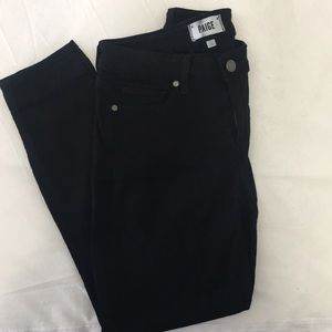 Paige Verdugo Ankle Black Jeans